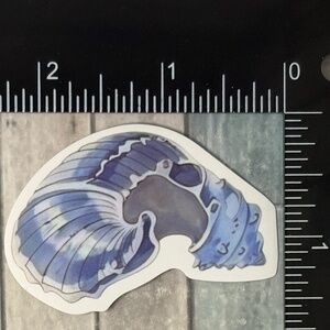 🌀10/$10🌀 Blue Ocean Reusable Waterproof Vinyl Sticker Decal